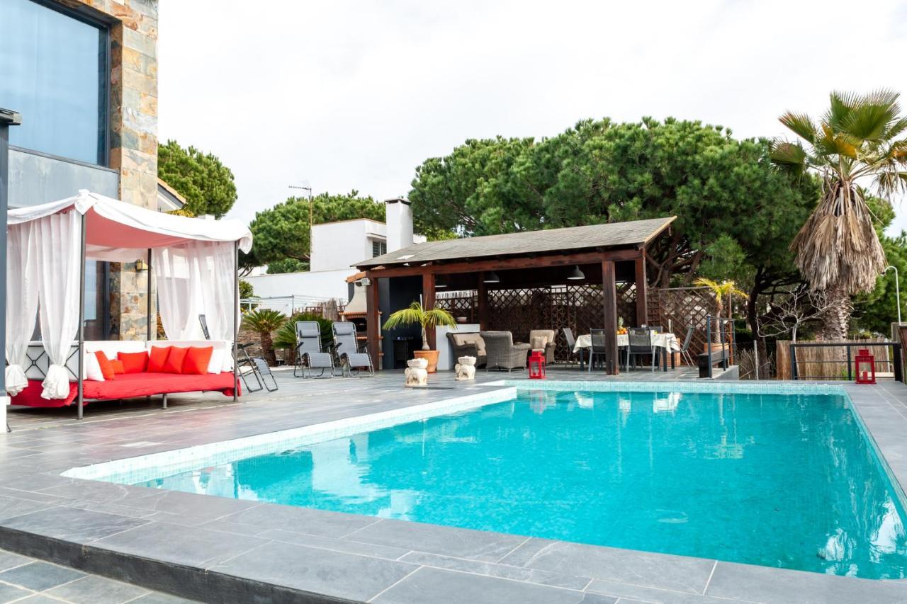 Chalet Con Piscina Privada En Mazagón Exterior foto
